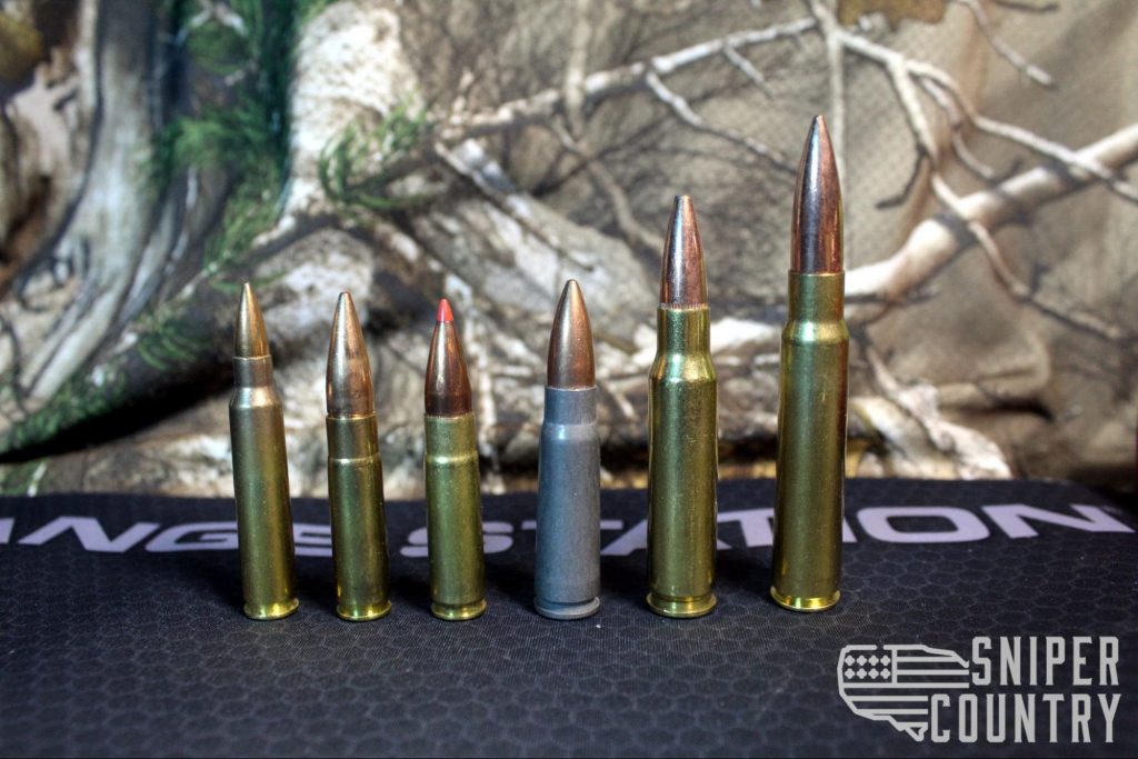 5.56 NATO, 300 BLK, 300 BLK, 7.62x39 Soviet, .308 Win, 8mm Mauser