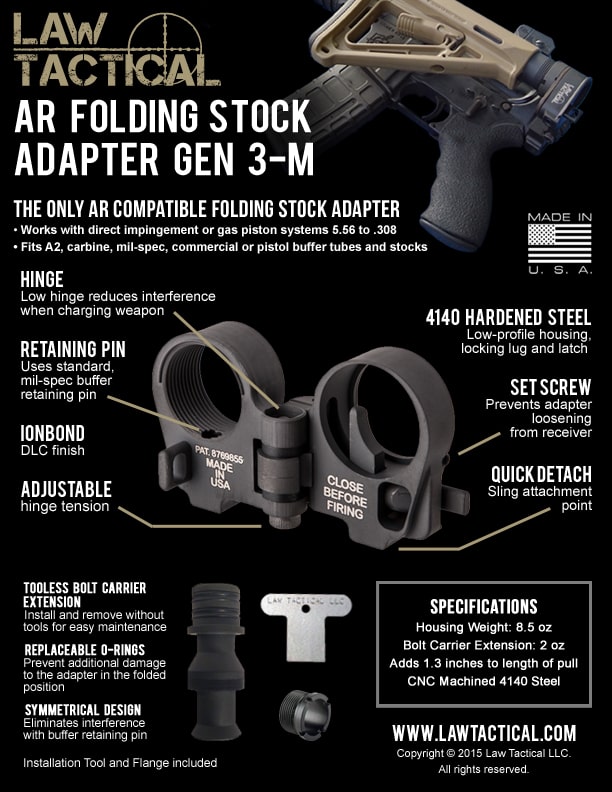 Best Folding AR-15 law tactical