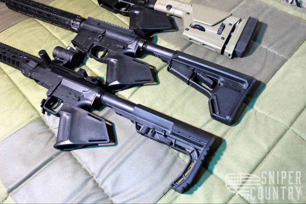 best ar stock Magul PRS Gen 3, Magpul ACS-L, and Mission First Tactical Battlelink