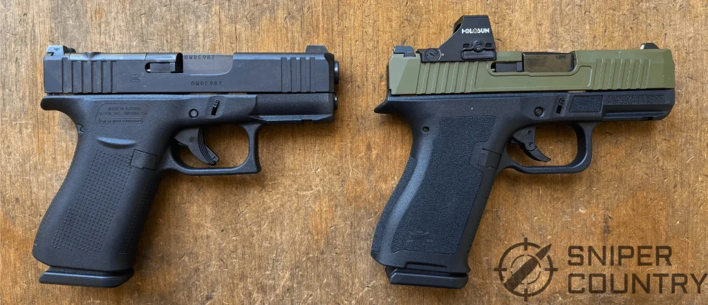 Glock 43x compared to PSA Dagger Micro for review