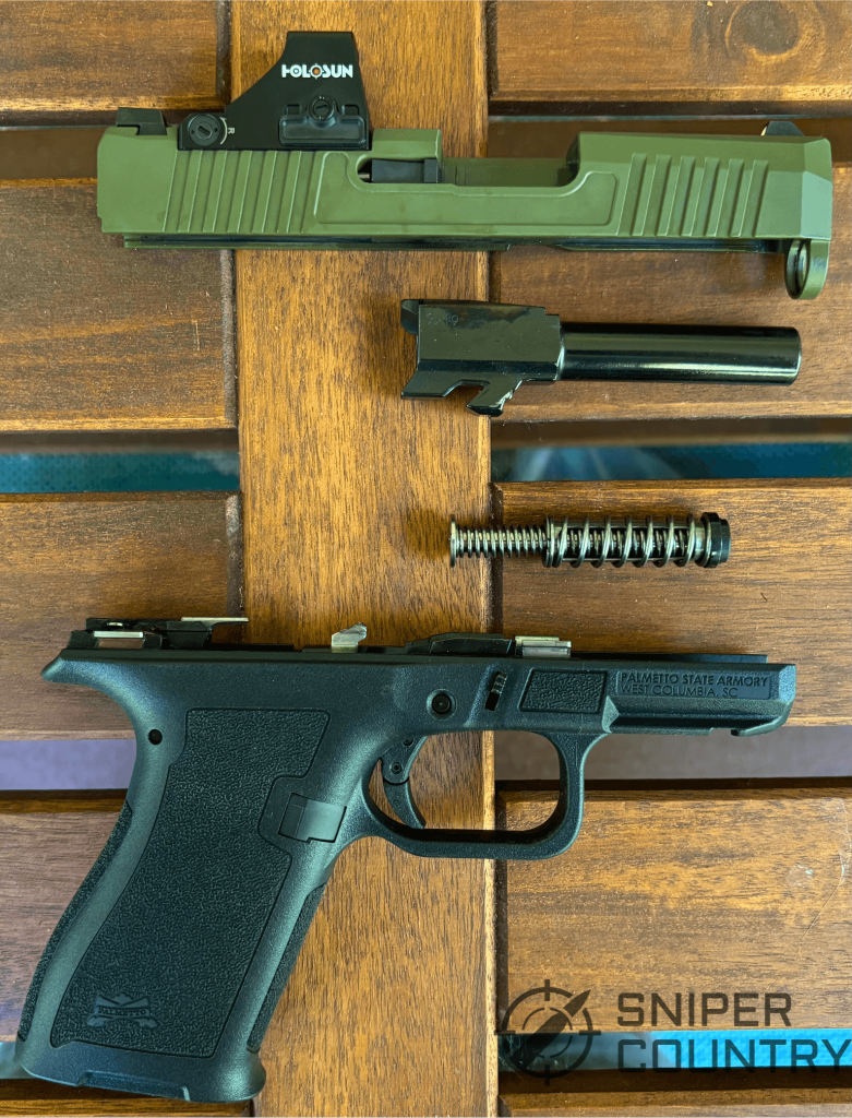 PSA Dagger micro disassembled