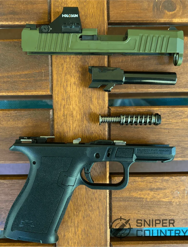 PSA Dagger micro disassembled