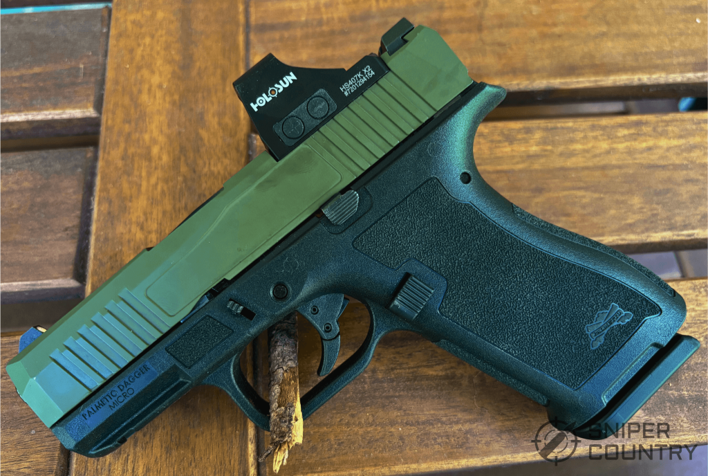 Green PSA dagger micro pistol