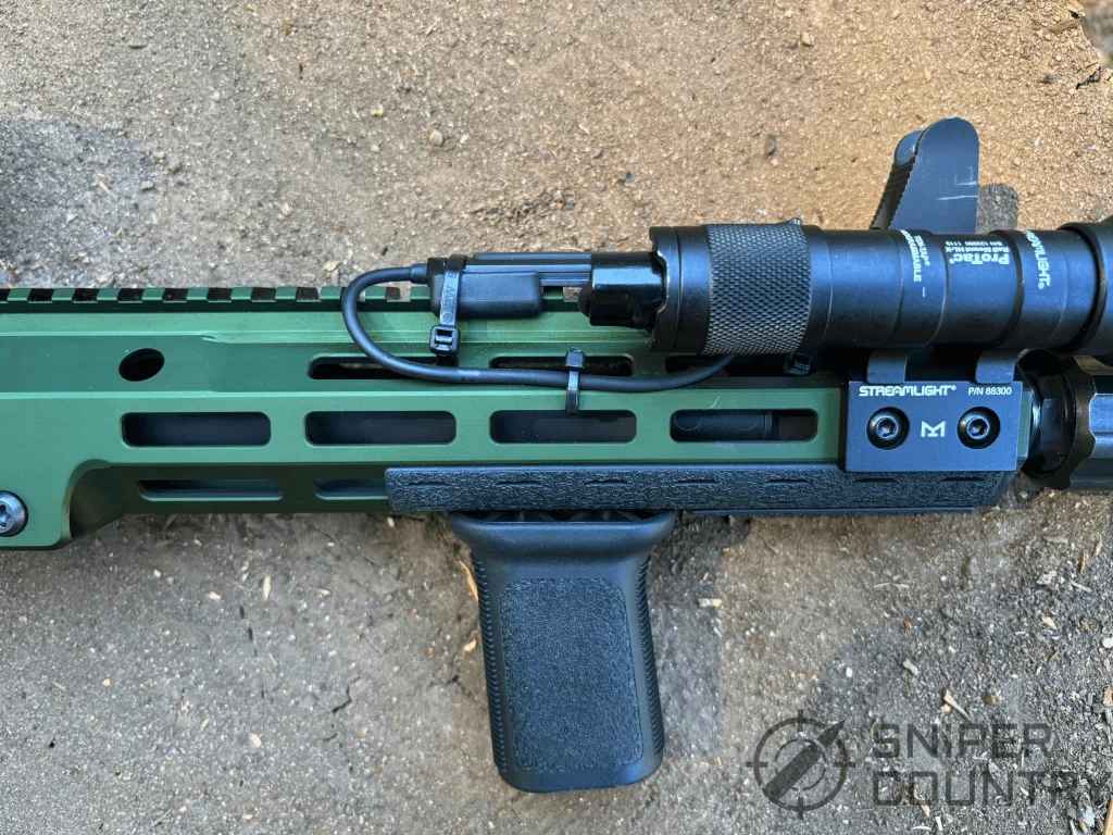 Geissele Mlok rail on ar15
