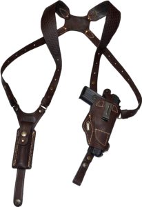 XCH Leather Shoulder Holsters 1911 Vertical Horizontal